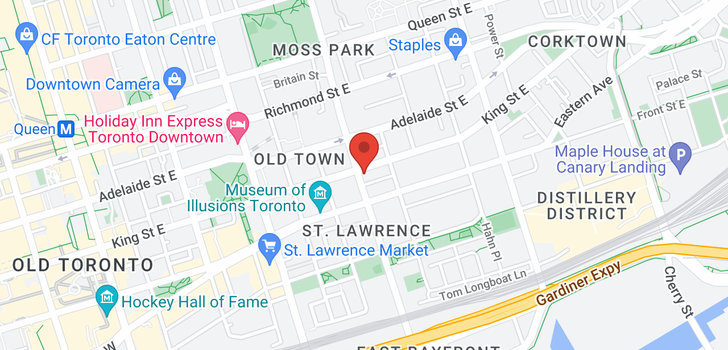 map of #407 -39 SHERBOURNE ST